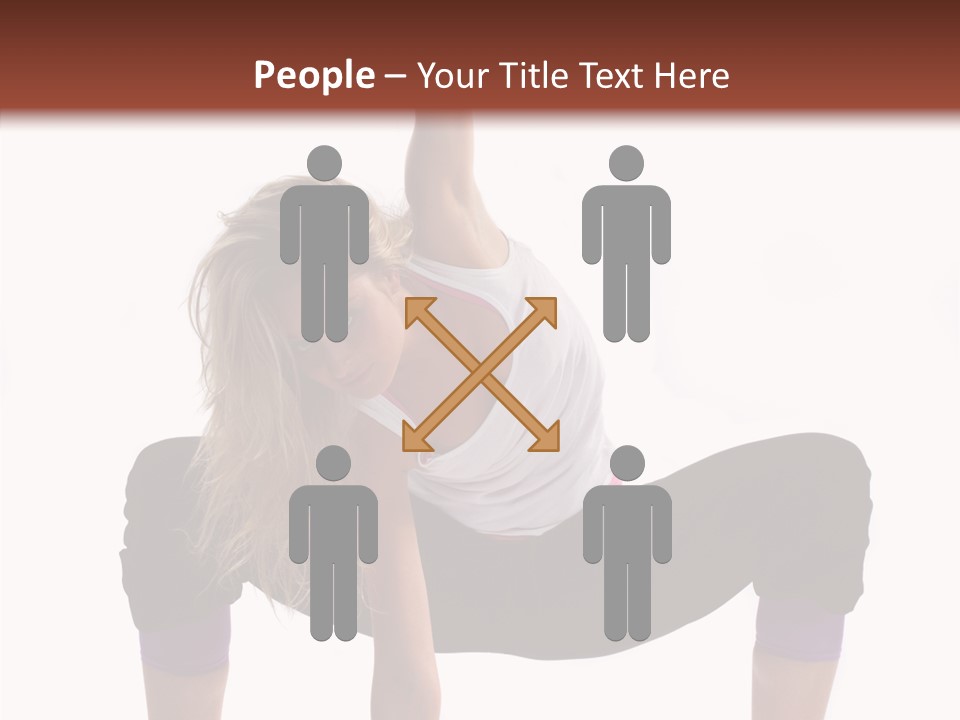 Trick Artist Leg PowerPoint Template