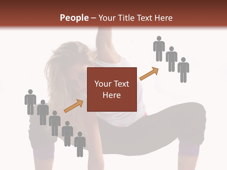 Trick Artist Leg PowerPoint Template