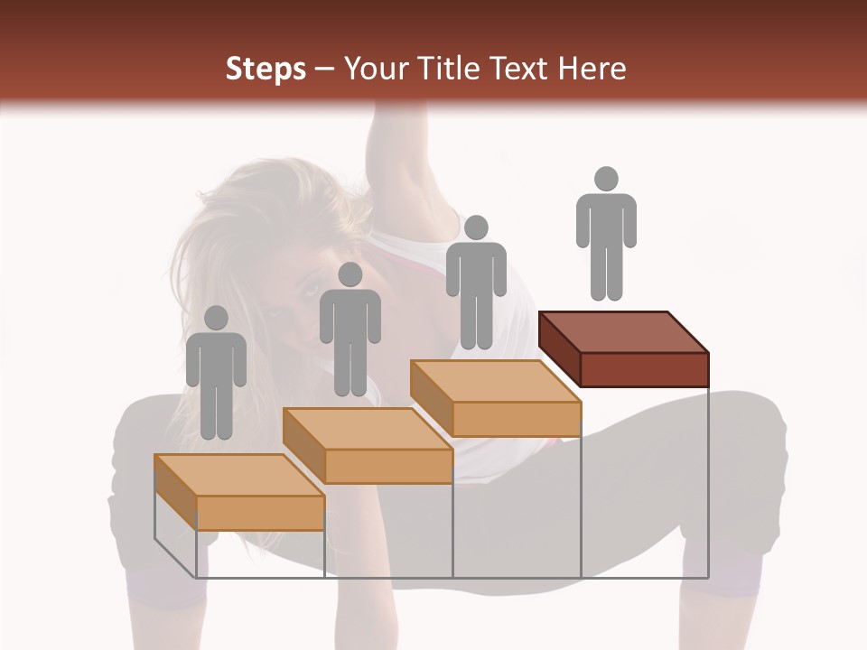 Trick Artist Leg PowerPoint Template