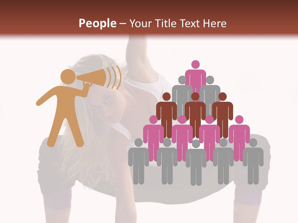 Trick Artist Leg PowerPoint Template