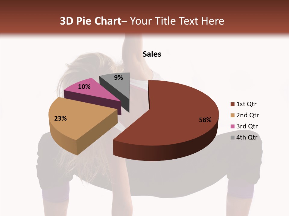 Trick Artist Leg PowerPoint Template