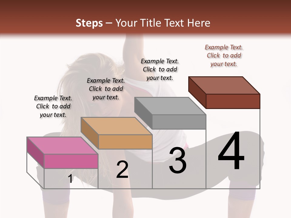 Trick Artist Leg PowerPoint Template