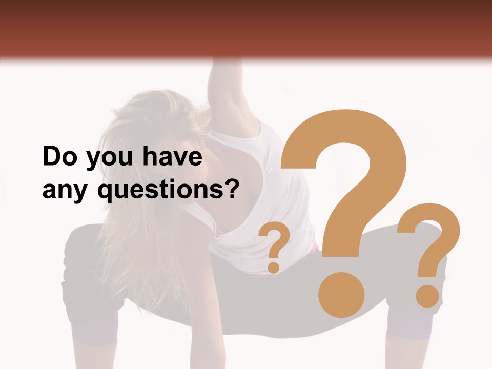 Trick Artist Leg PowerPoint Template