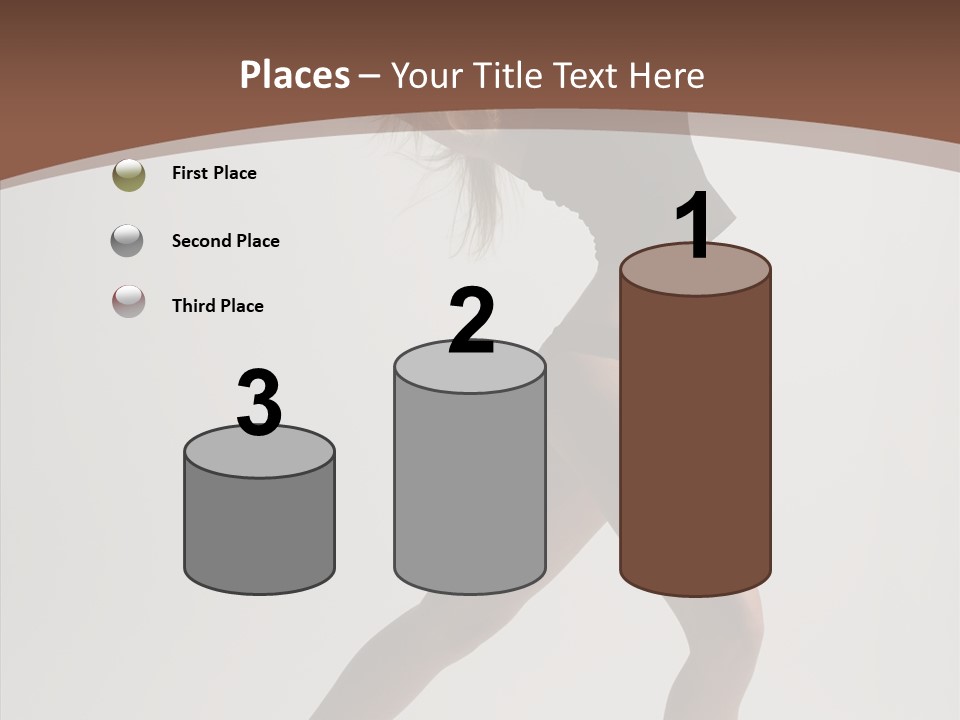 Leg Style Gymnastics PowerPoint Template