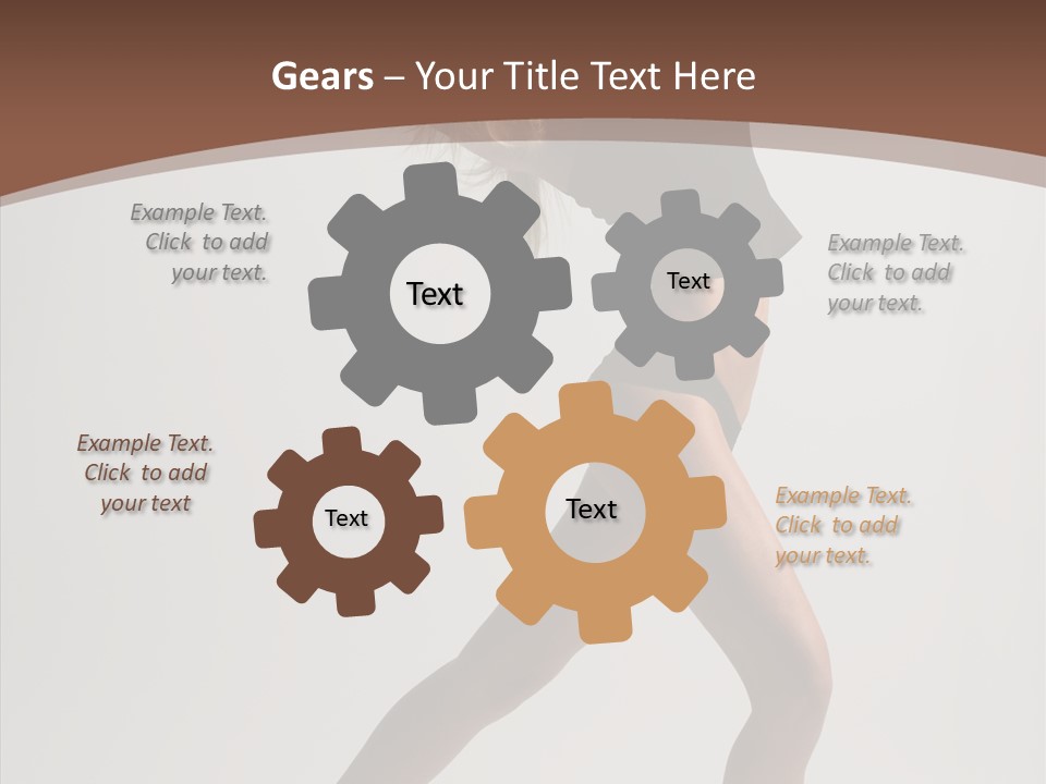 Leg Style Gymnastics PowerPoint Template