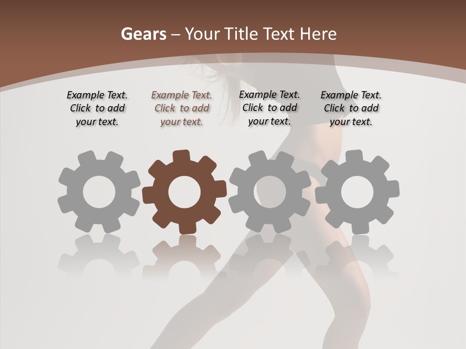 Leg Style Gymnastics PowerPoint Template