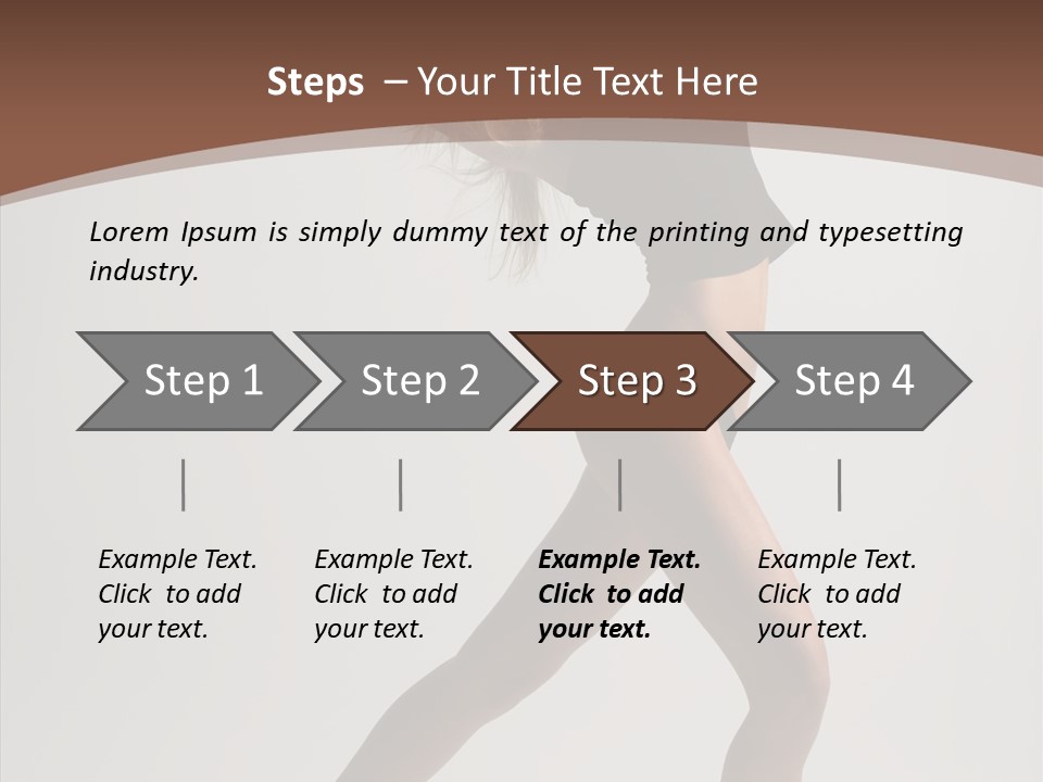 Leg Style Gymnastics PowerPoint Template