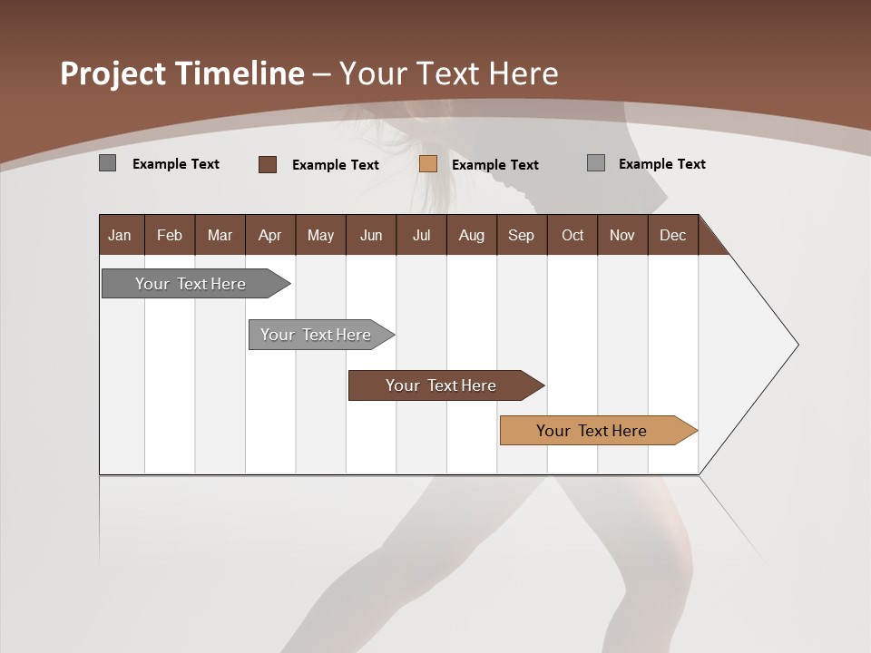 Leg Style Gymnastics PowerPoint Template