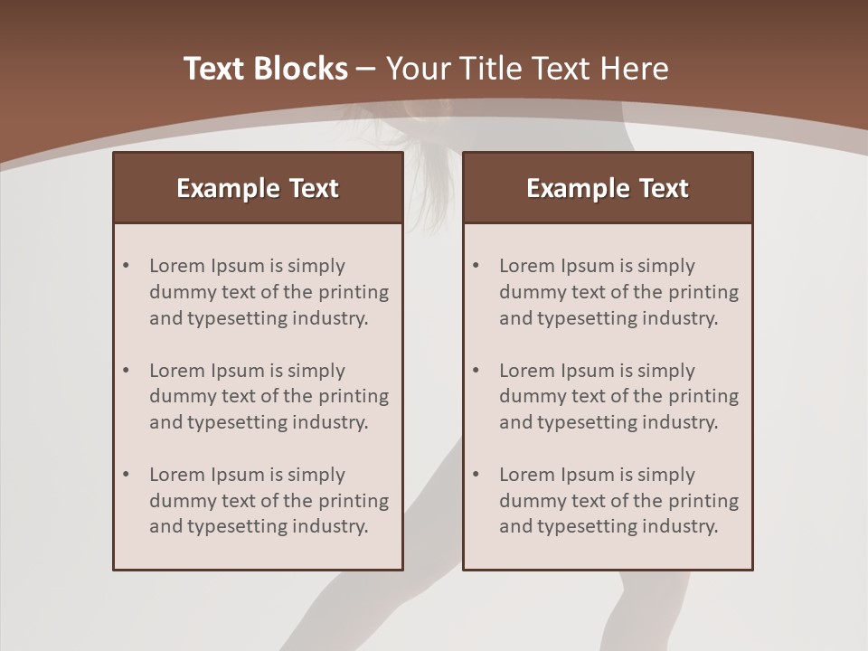 Leg Style Gymnastics PowerPoint Template
