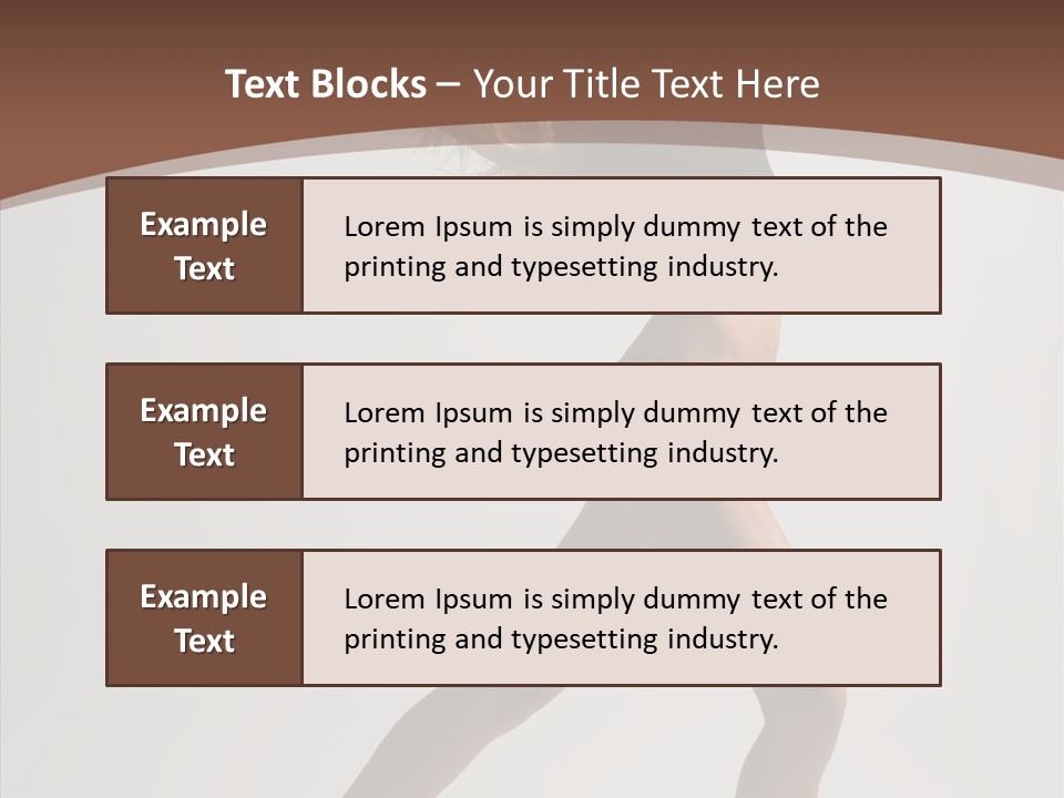 Leg Style Gymnastics PowerPoint Template