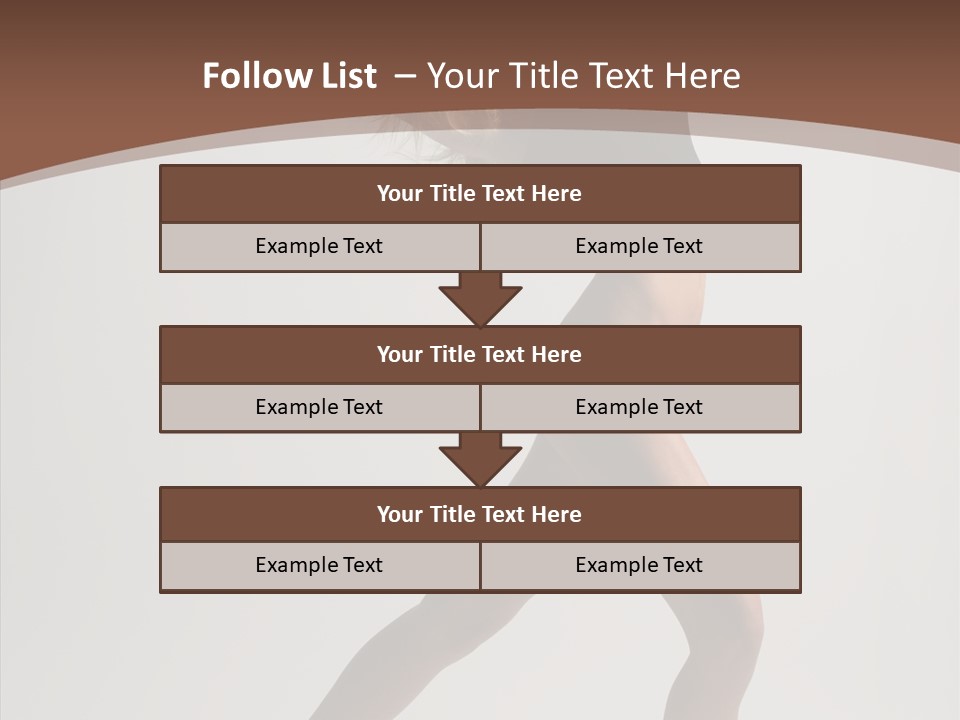 Leg Style Gymnastics PowerPoint Template
