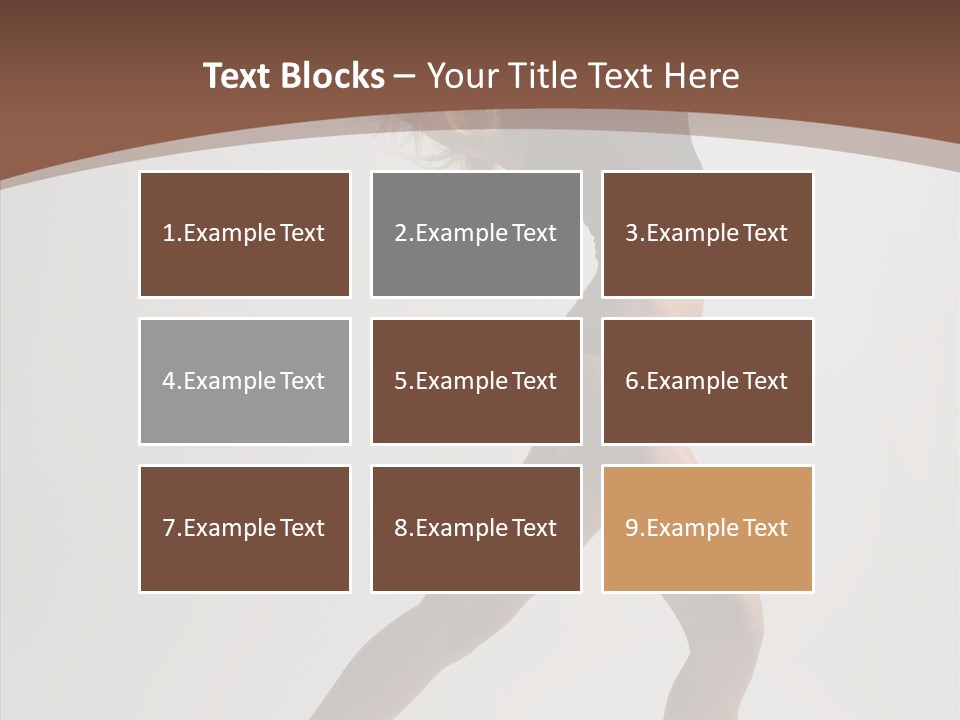 Leg Style Gymnastics PowerPoint Template