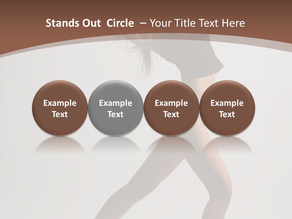 Leg Style Gymnastics PowerPoint Template