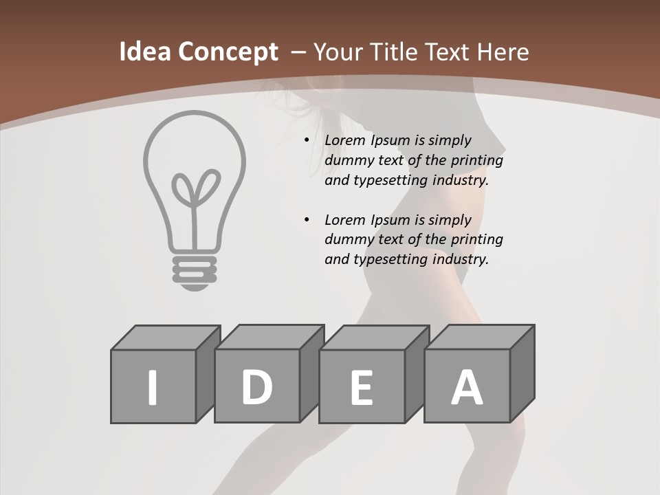 Leg Style Gymnastics PowerPoint Template