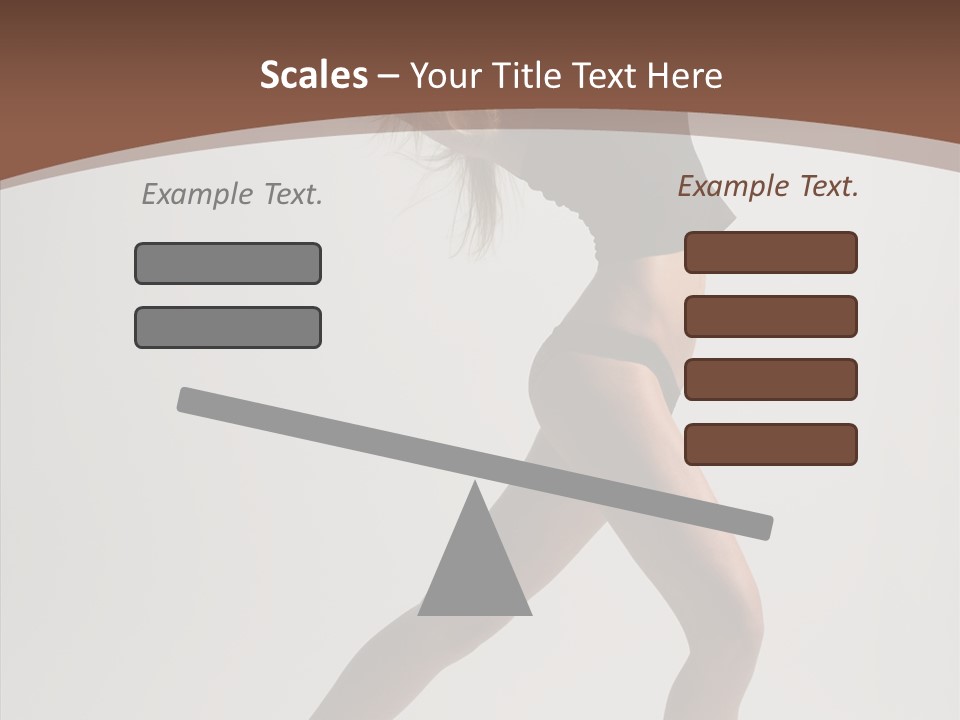 Leg Style Gymnastics PowerPoint Template