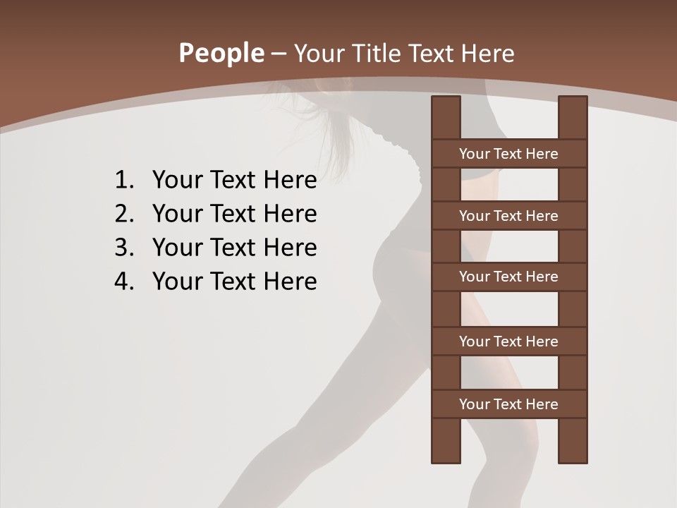 Leg Style Gymnastics PowerPoint Template