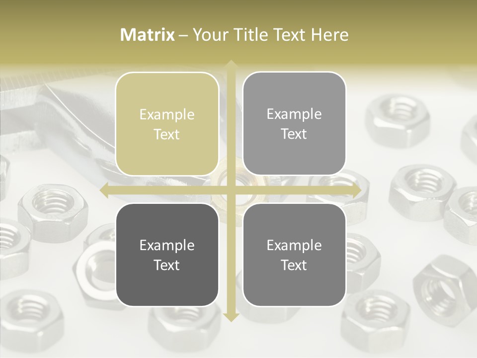 Nobody Equipment Metallic PowerPoint Template