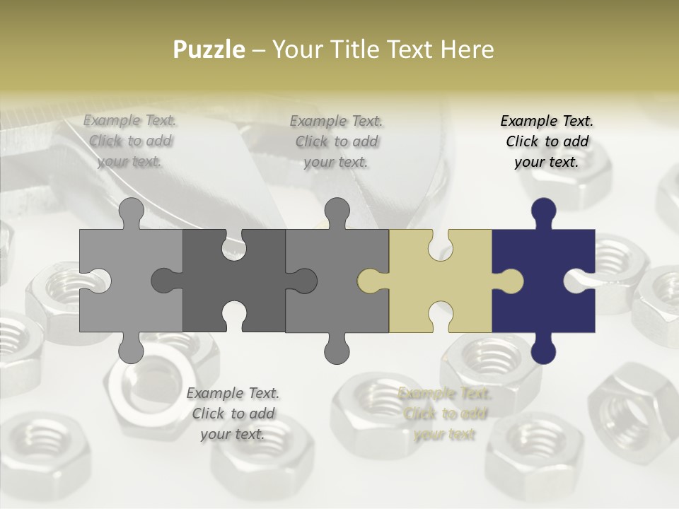 Nobody Equipment Metallic PowerPoint Template