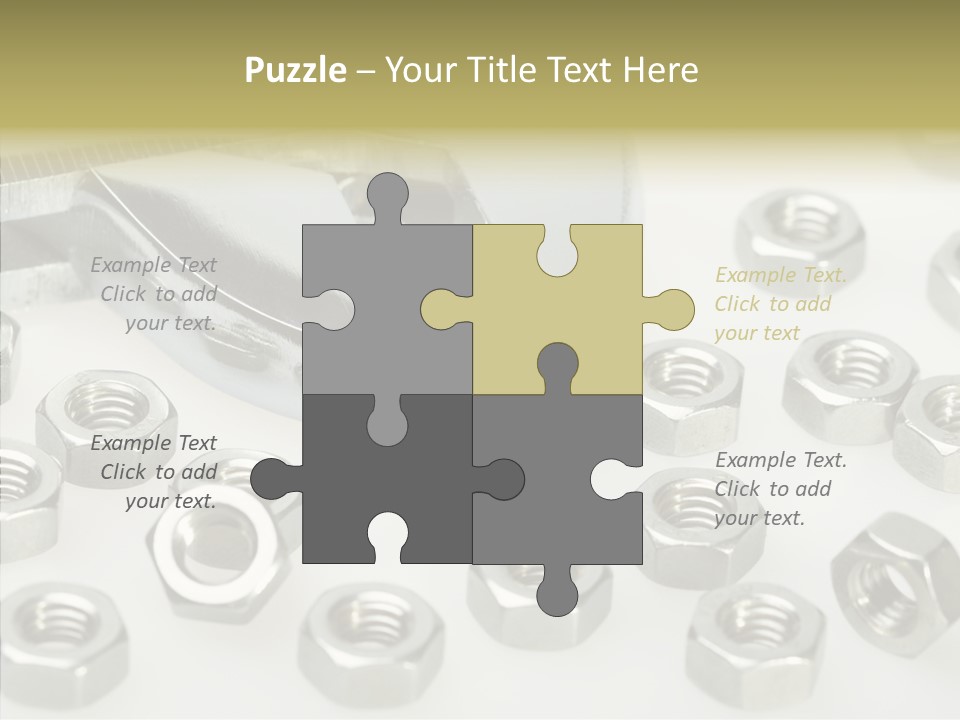 Nobody Equipment Metallic PowerPoint Template