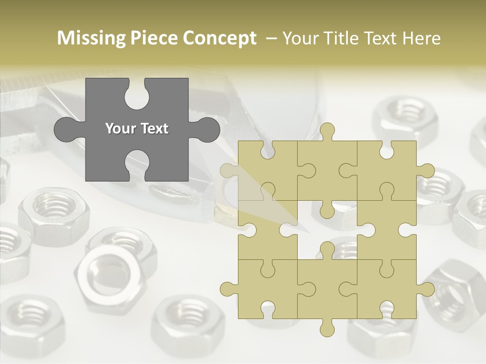 Nobody Equipment Metallic PowerPoint Template