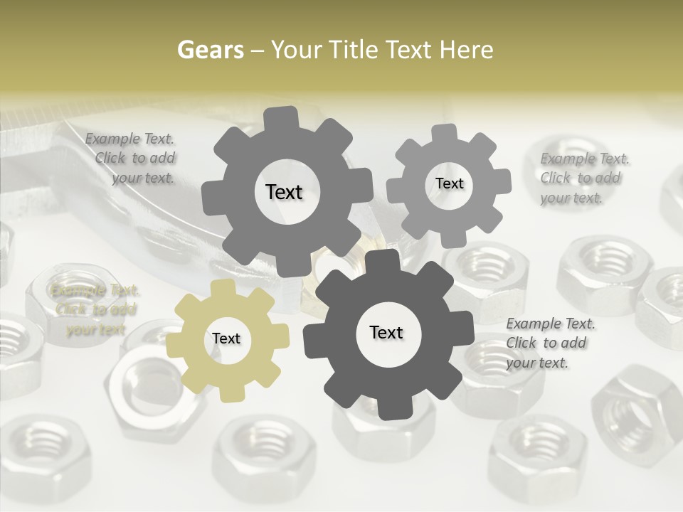 Nobody Equipment Metallic PowerPoint Template