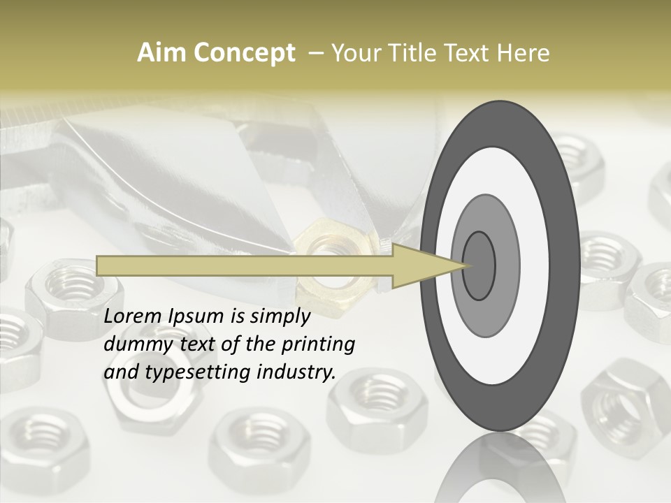 Nobody Equipment Metallic PowerPoint Template