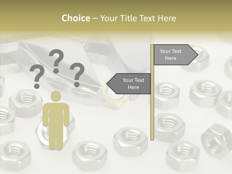 Nobody Equipment Metallic PowerPoint Template