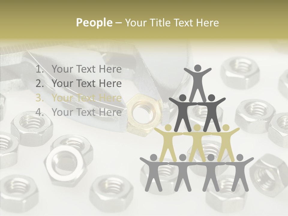 Nobody Equipment Metallic PowerPoint Template