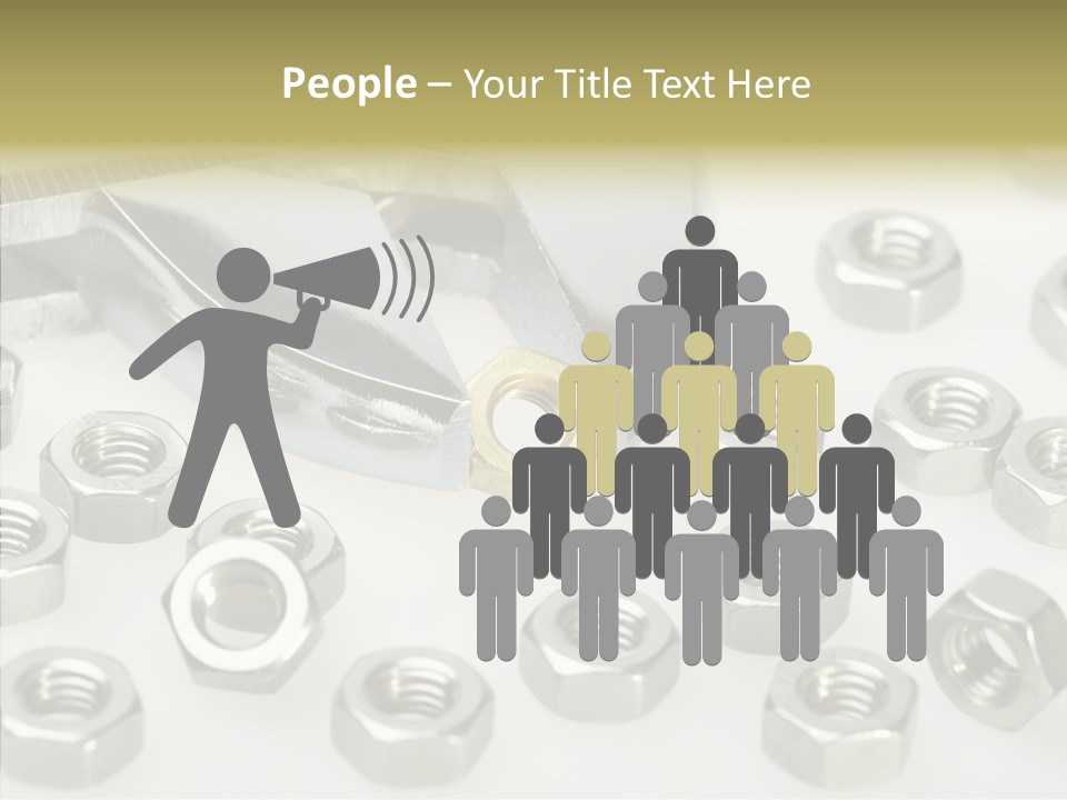 Nobody Equipment Metallic PowerPoint Template