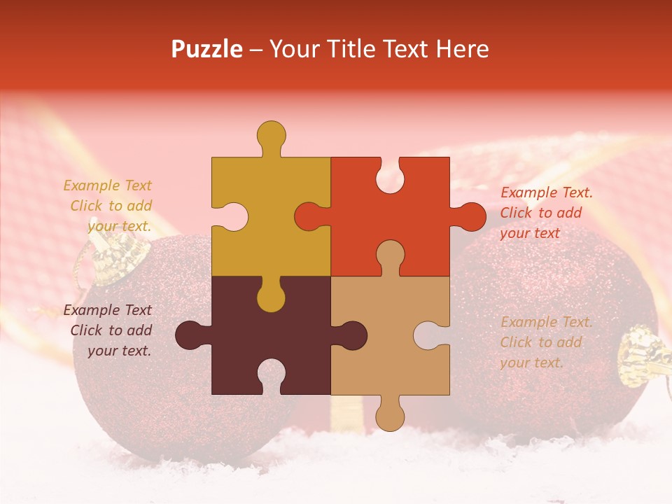 Golden Seasonal Celebrating PowerPoint Template