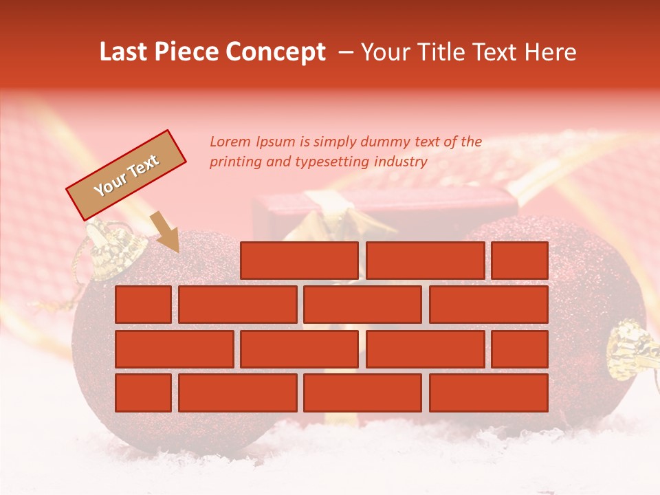 Golden Seasonal Celebrating PowerPoint Template