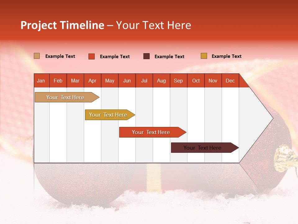 Golden Seasonal Celebrating PowerPoint Template