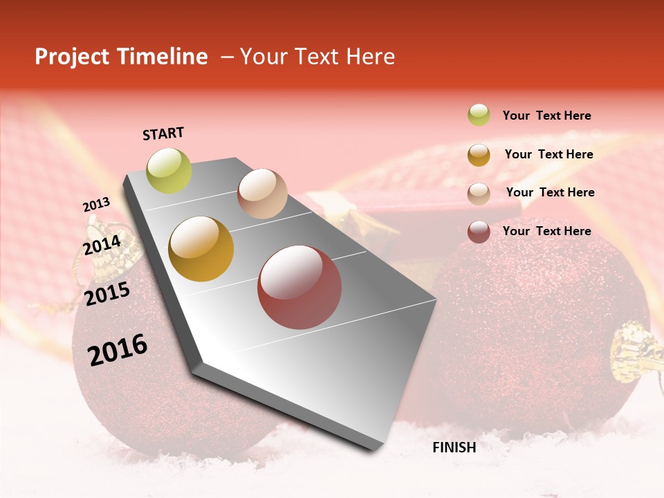 Golden Seasonal Celebrating PowerPoint Template