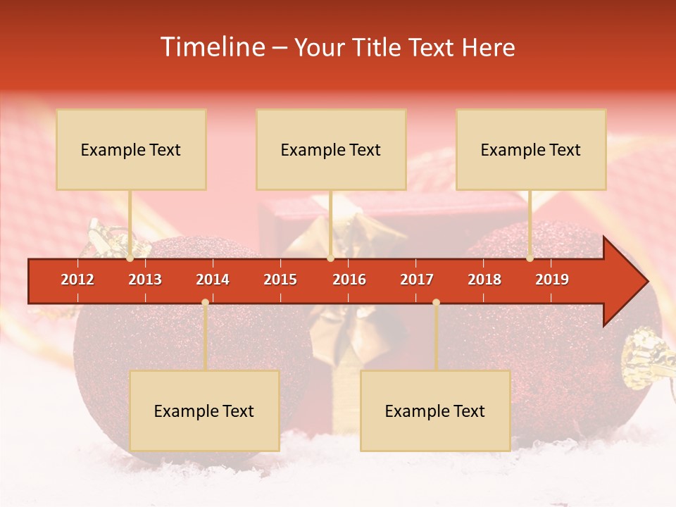 Golden Seasonal Celebrating PowerPoint Template