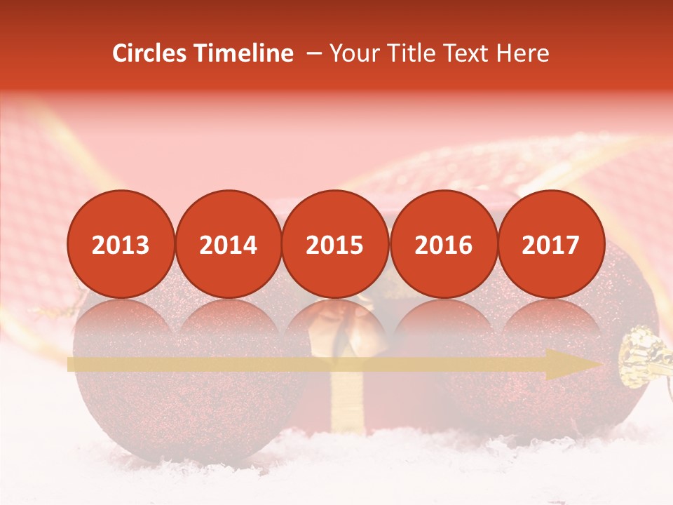 Golden Seasonal Celebrating PowerPoint Template