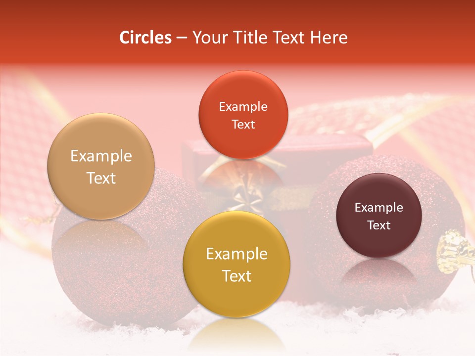 Golden Seasonal Celebrating PowerPoint Template