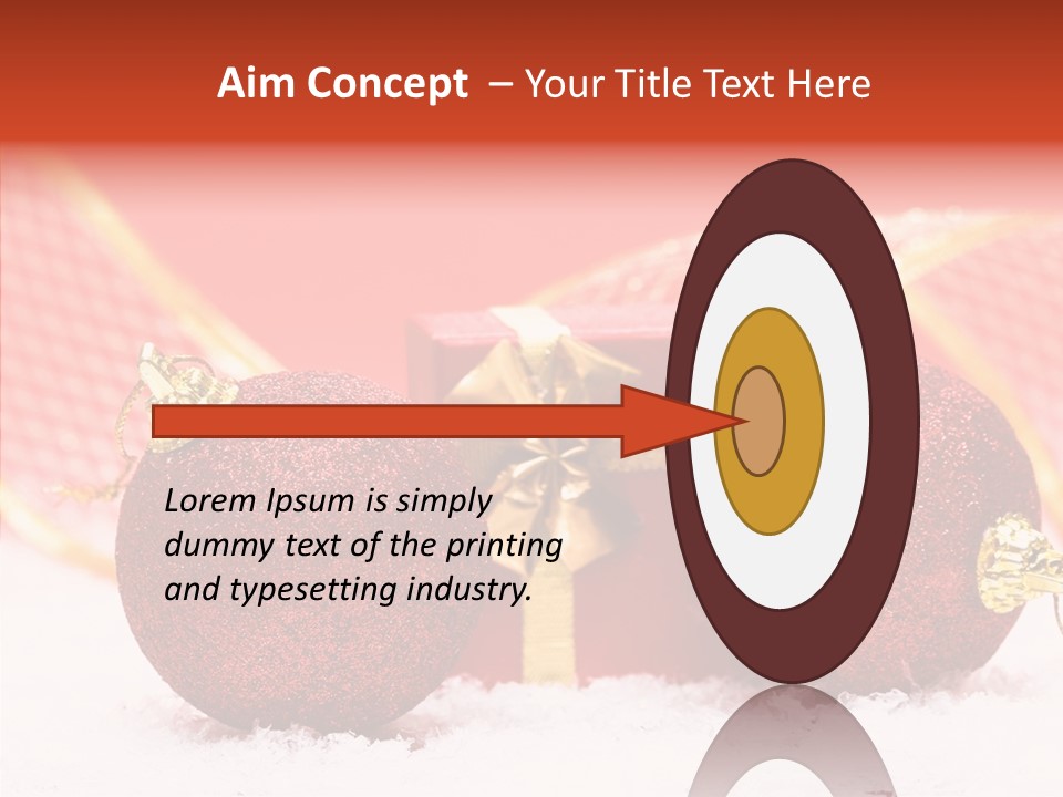 Golden Seasonal Celebrating PowerPoint Template