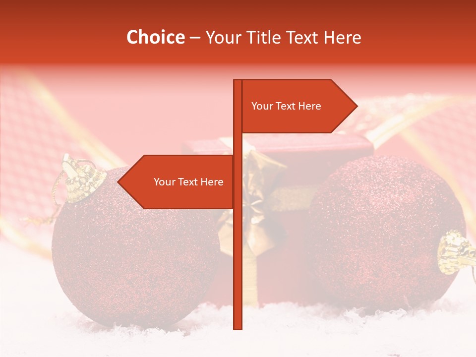 Golden Seasonal Celebrating PowerPoint Template