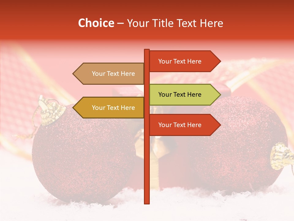 Golden Seasonal Celebrating PowerPoint Template