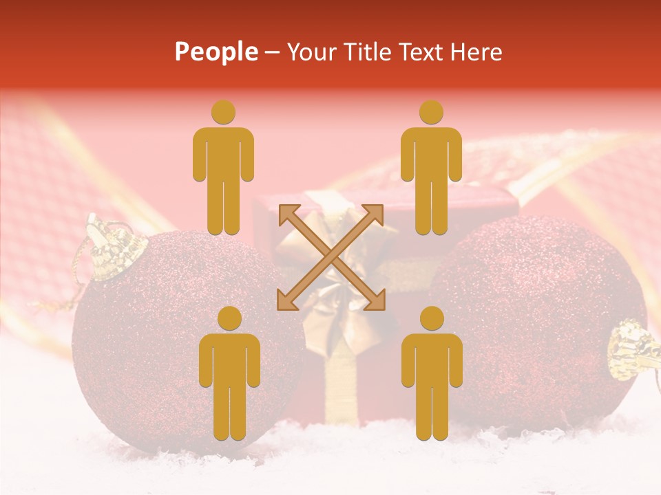 Golden Seasonal Celebrating PowerPoint Template