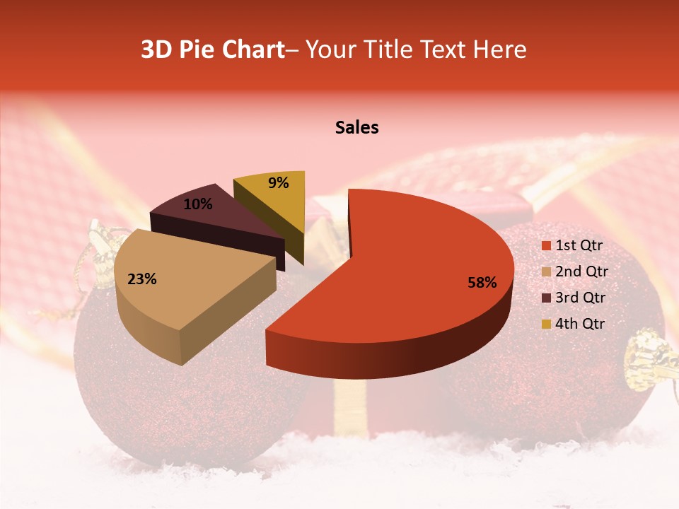 Golden Seasonal Celebrating PowerPoint Template