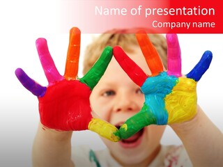 Colorful Artistic Paint PowerPoint Template