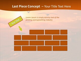 Beach Color Golden PowerPoint Template