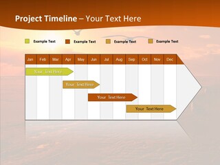 Beach Color Golden PowerPoint Template