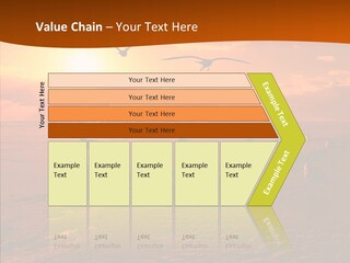Beach Color Golden PowerPoint Template