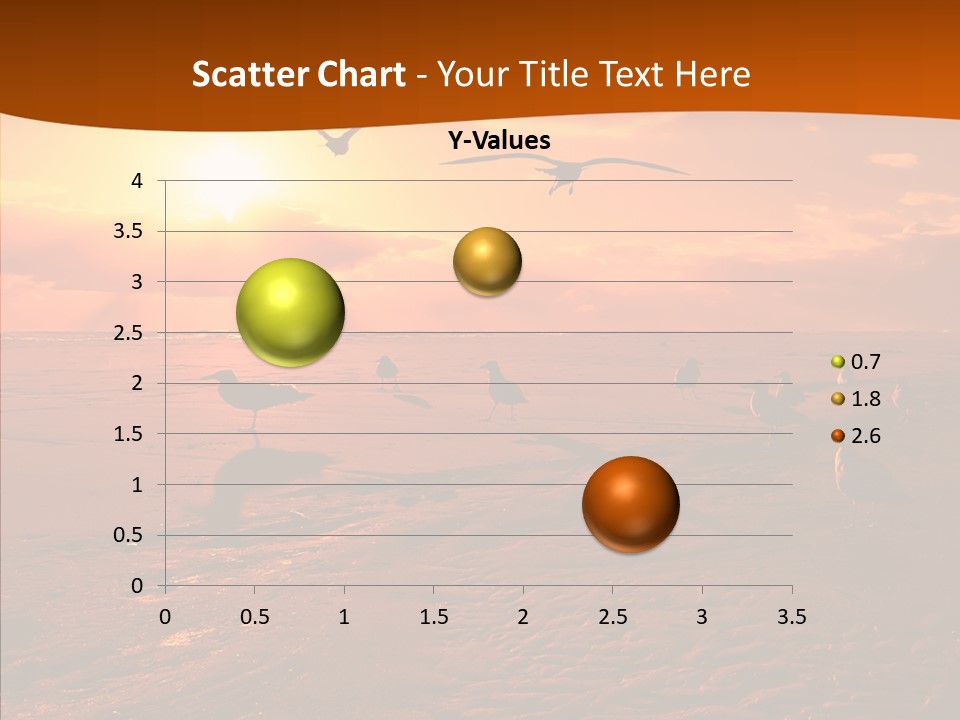 Beach Color Golden PowerPoint Template