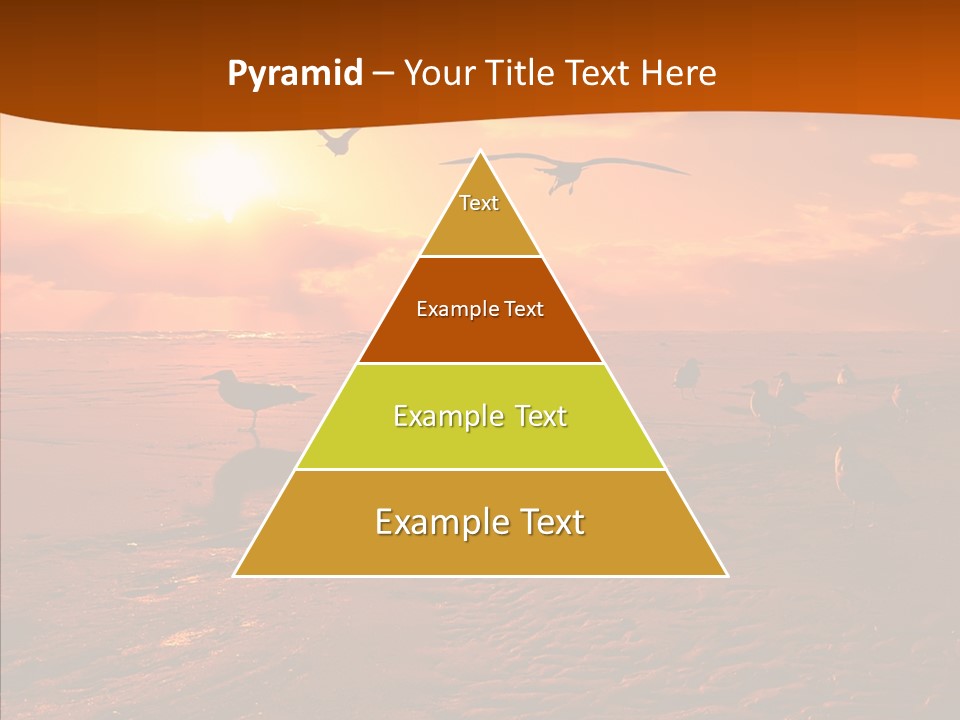 Beach Color Golden PowerPoint Template