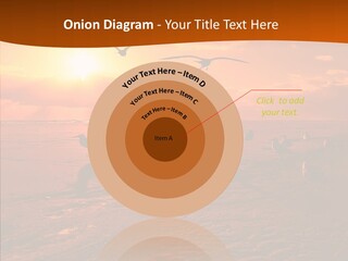 Beach Color Golden PowerPoint Template