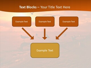 Beach Color Golden PowerPoint Template