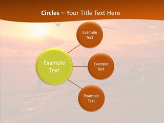 Beach Color Golden PowerPoint Template